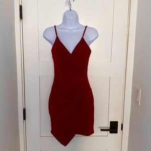+SOLD ON FB MP* Form-fitting Red Strappy Dress